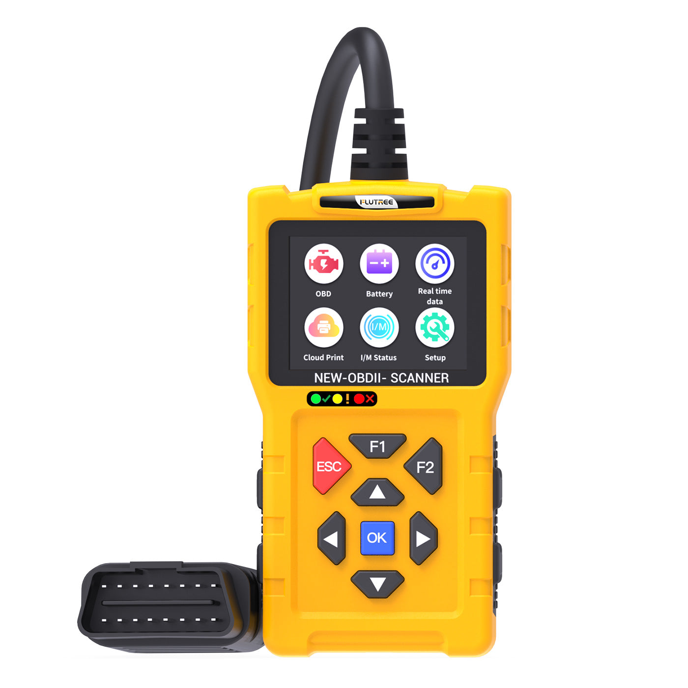 FLUTREE T600 Professioneller OBDII-Auto-Scanner