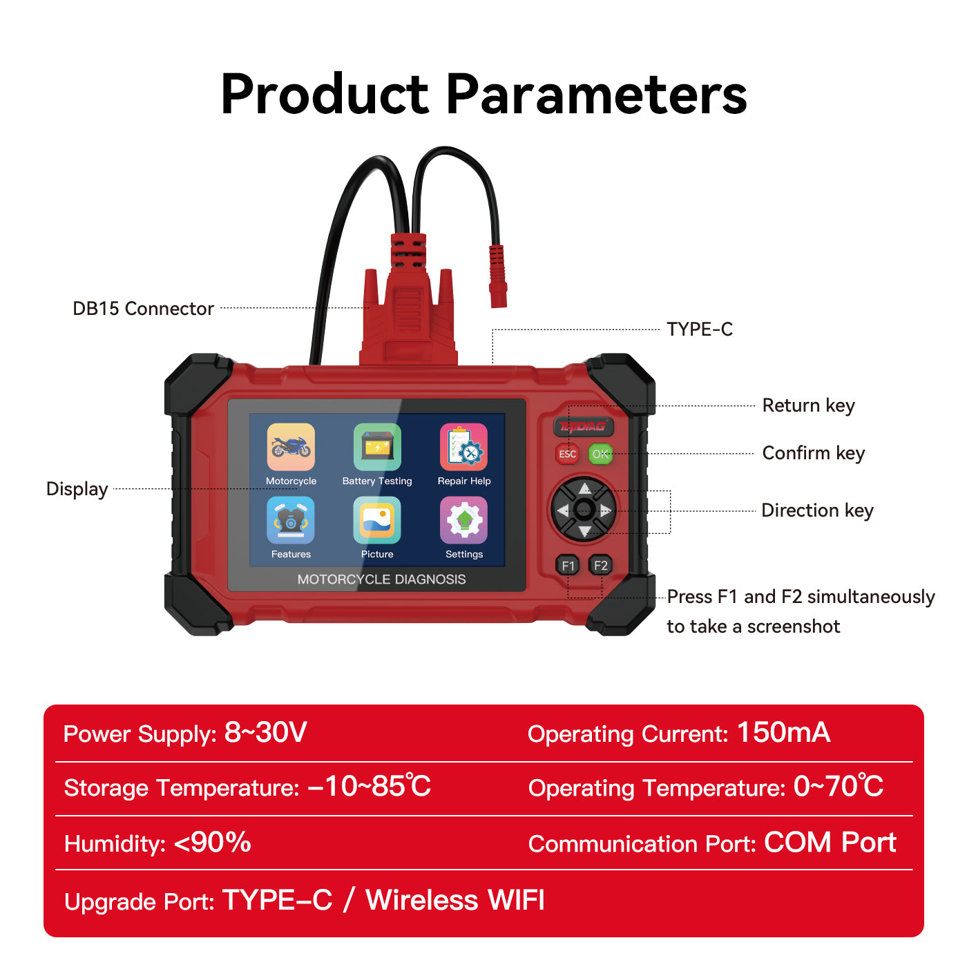 M216 Smart Motorcycle Diagnostic Tool