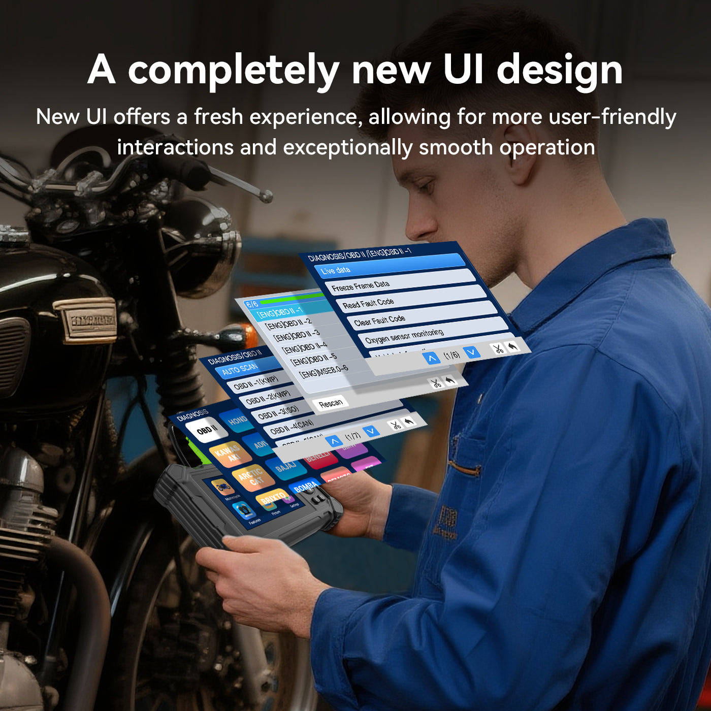 M208 Intelligent Motorcycle Diagnostic Scanner