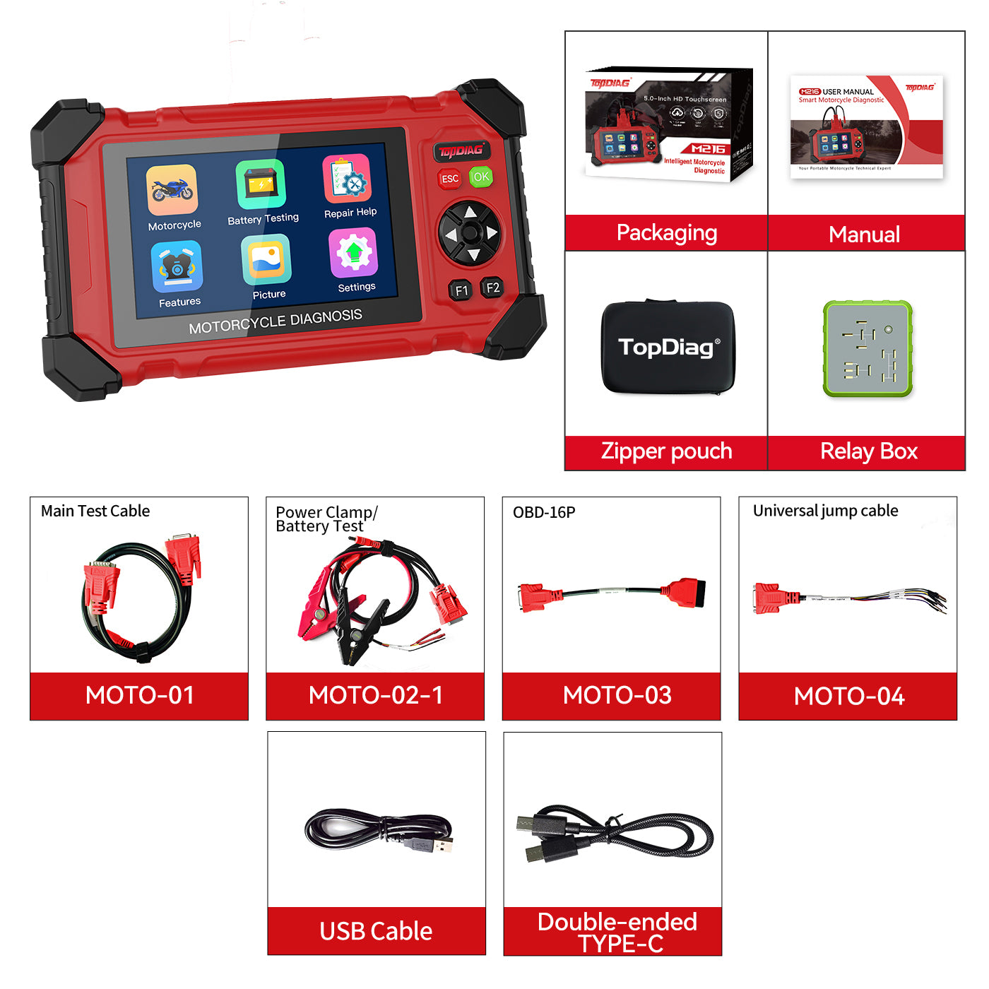 M216 Smart Motorcycle Diagnostic Tool