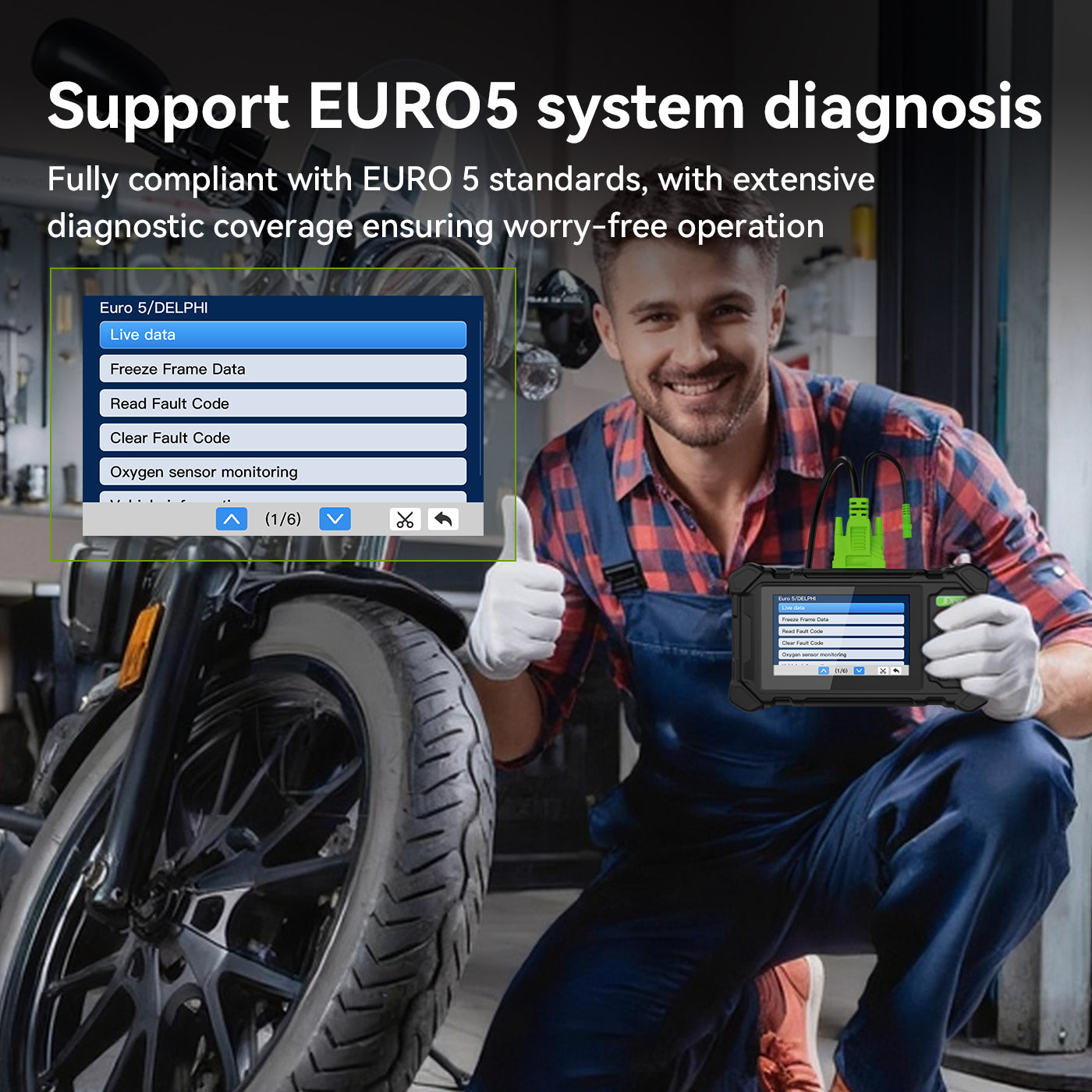 M208 Intelligent Motorcycle Diagnostic Scanner