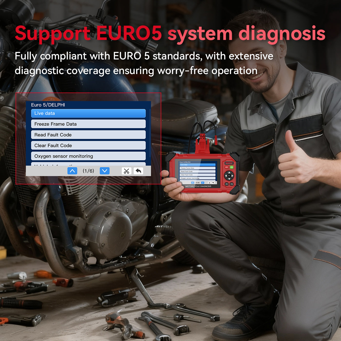 M216 Smart Motorcycle Diagnostic Tool