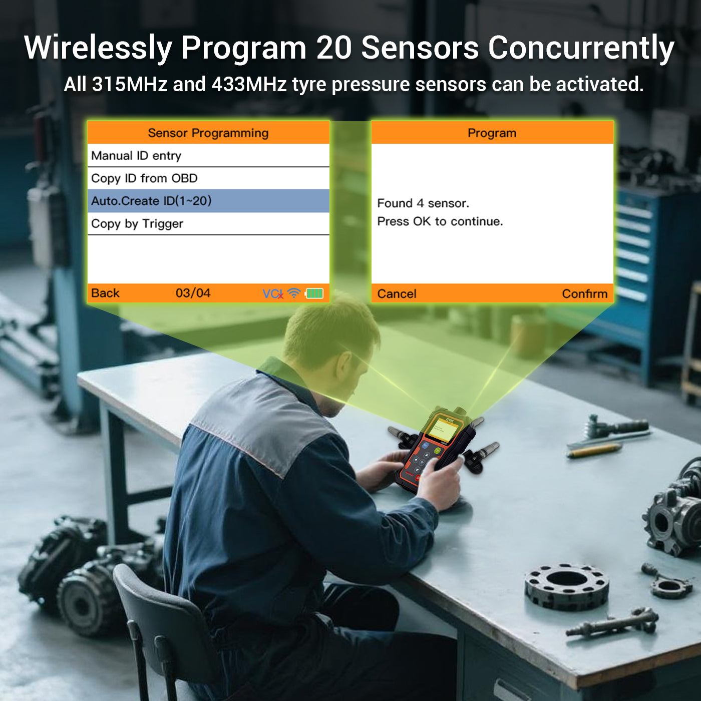 PS003 Handheld TPMS Programming Tool