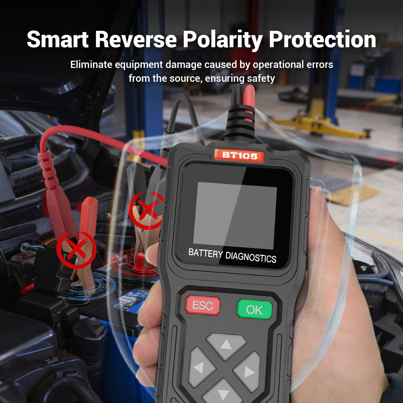 BT105 12V/24V Battery Diagnostic Tool