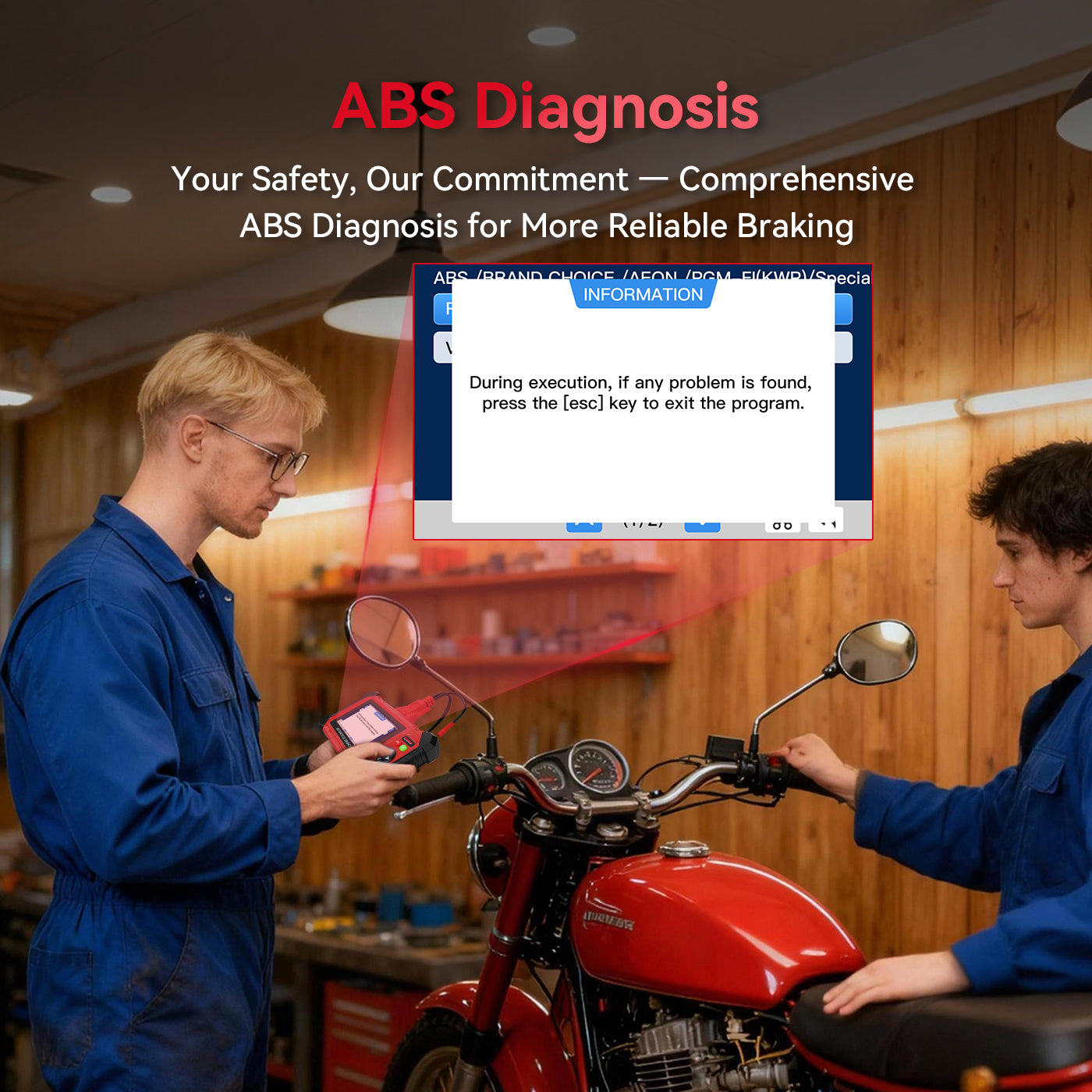 M216 Smart Motorcycle Diagnostic Tool