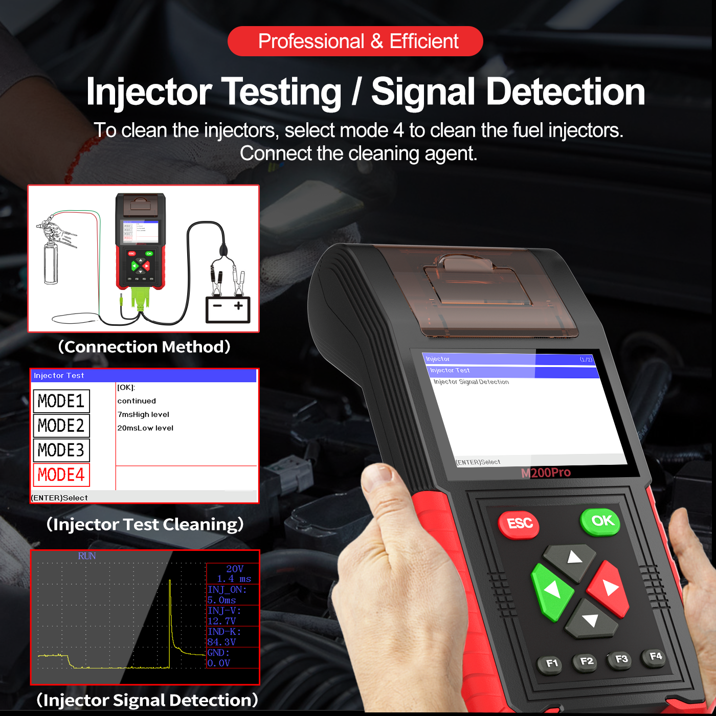 FLUTREE M200 Pro otorcycle Diagnostic Tool