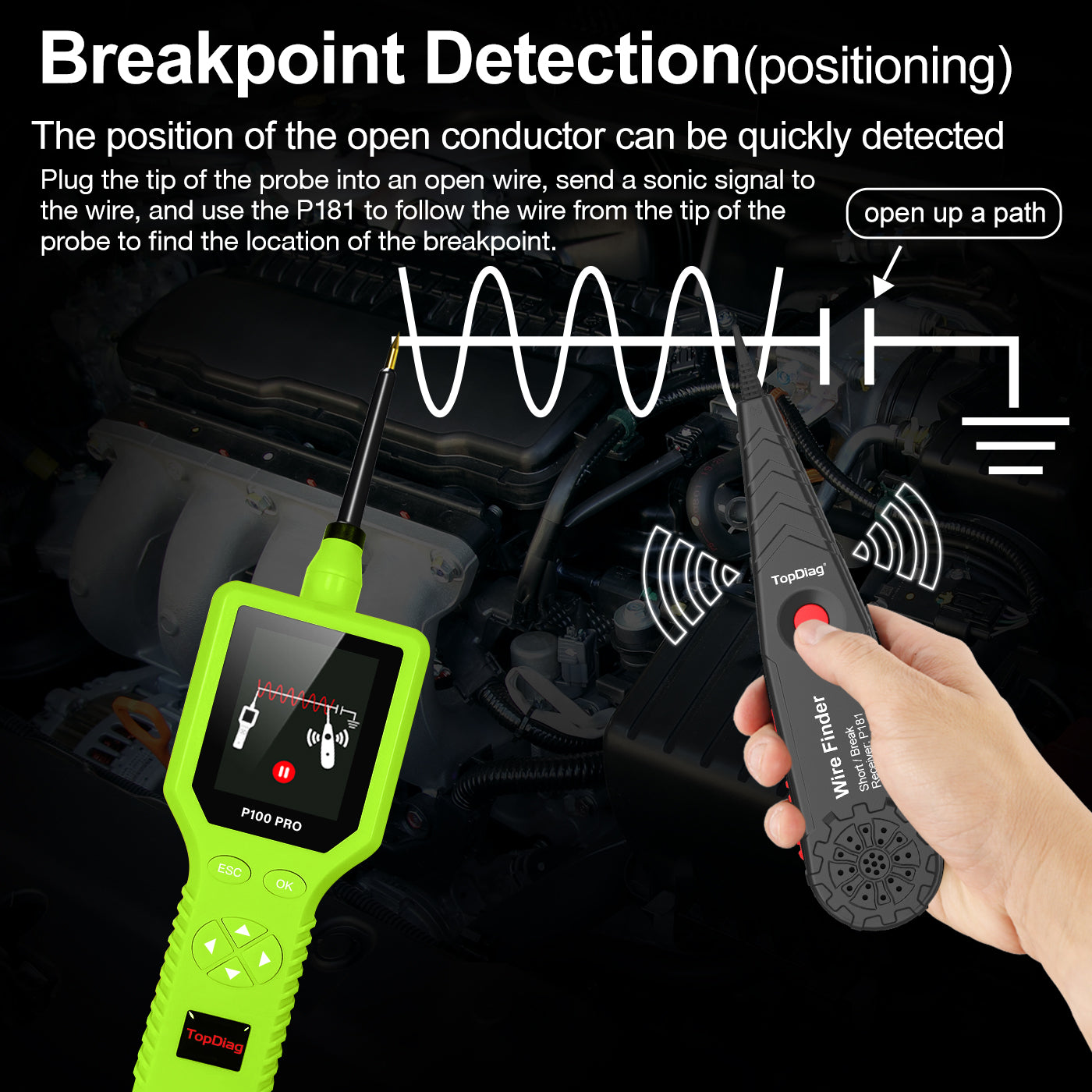 FLUTREE P100 Pro Car Diagnostic Tool