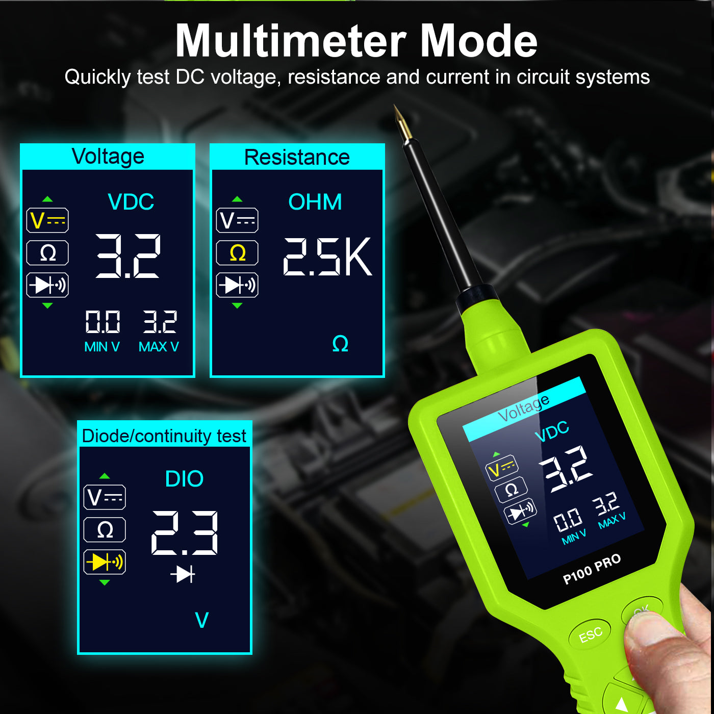 FLUTREE P100 Pro Car Diagnostic Tool
