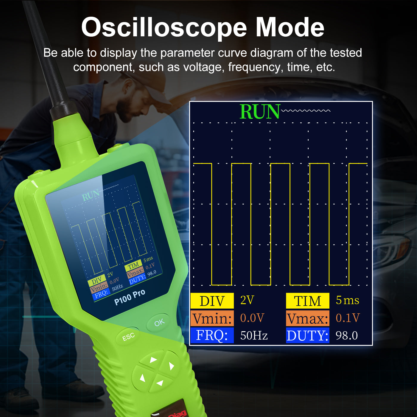 FLUTREE P100 Pro Car Diagnostic Tool