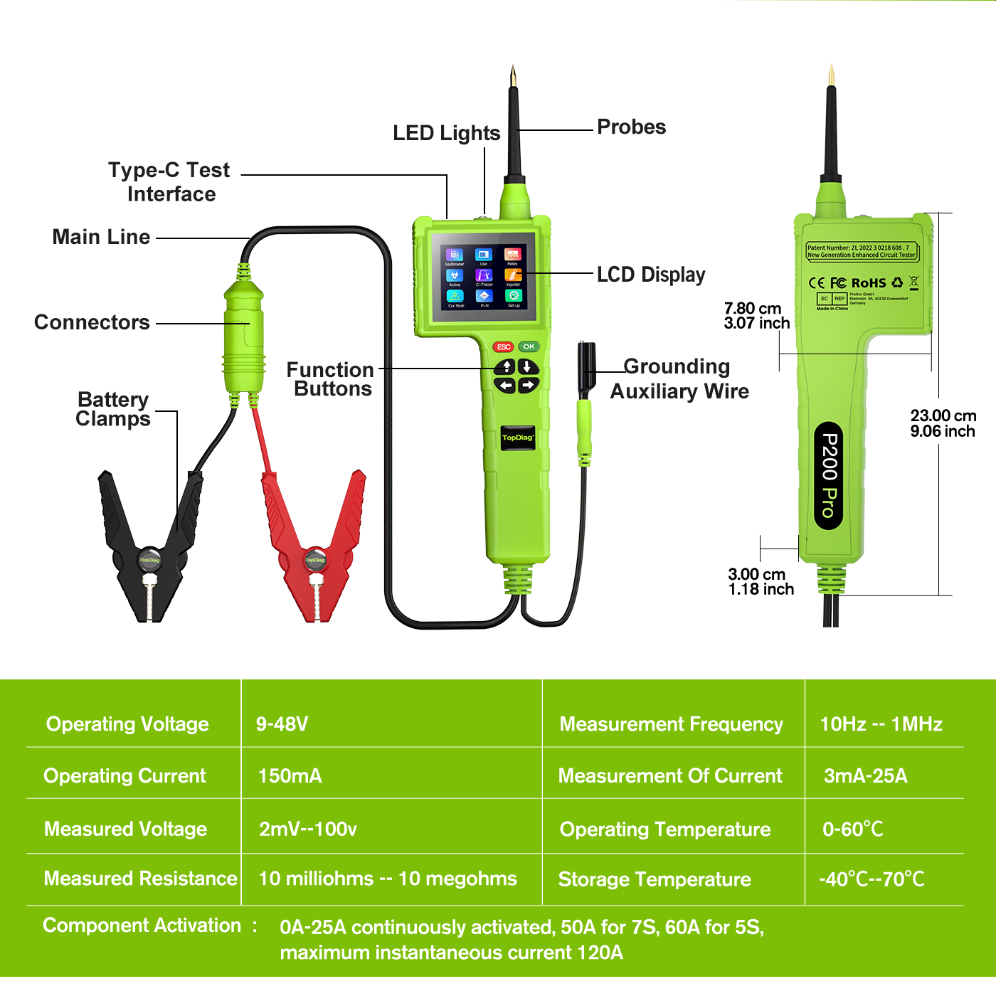 FLUTREE P200 Pro Car Diagnostic Tool