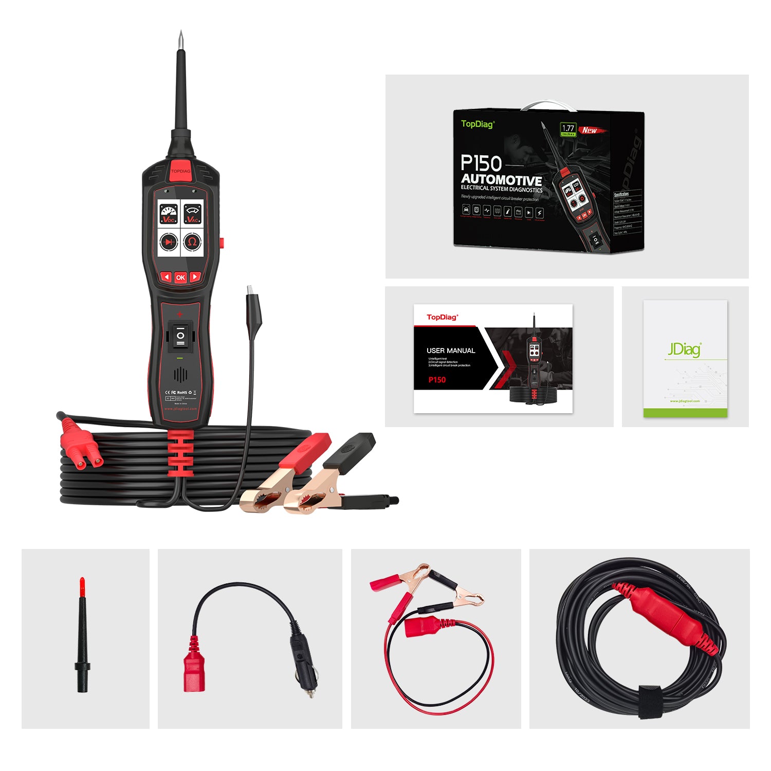 FLUTREE P150 Vehicle Electrical System Tester